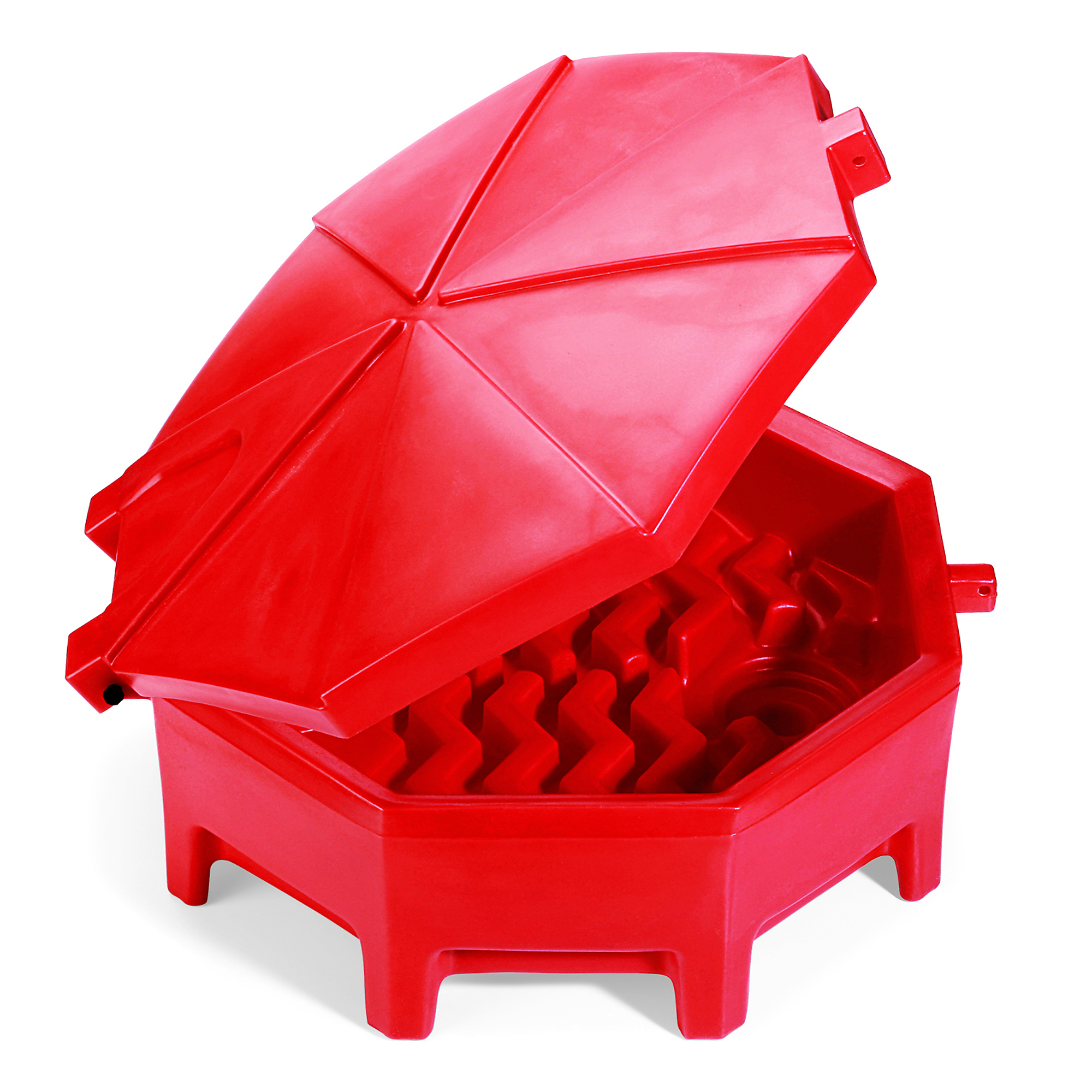 New Pig Poly Drum Funnel, 29in. Funnel Dia., Model# DRM672-RD